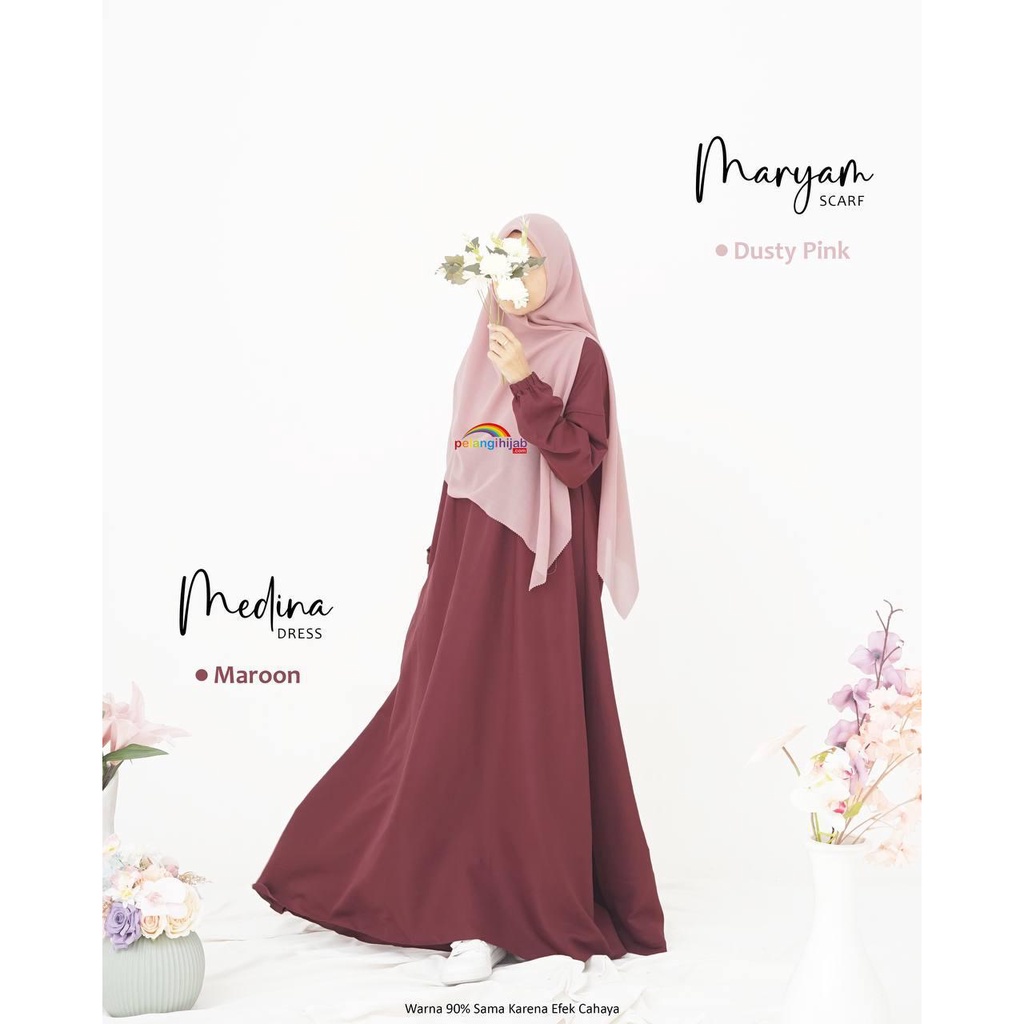 Medina Dress/ gamis Medina by Pelangi Hijab PH | busui friendly |