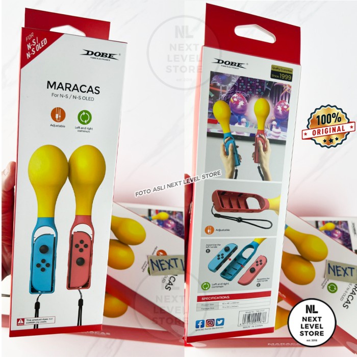 DOBE Maracas Game Controller For Nintendo Switch Samba Amigo TNS-3107
