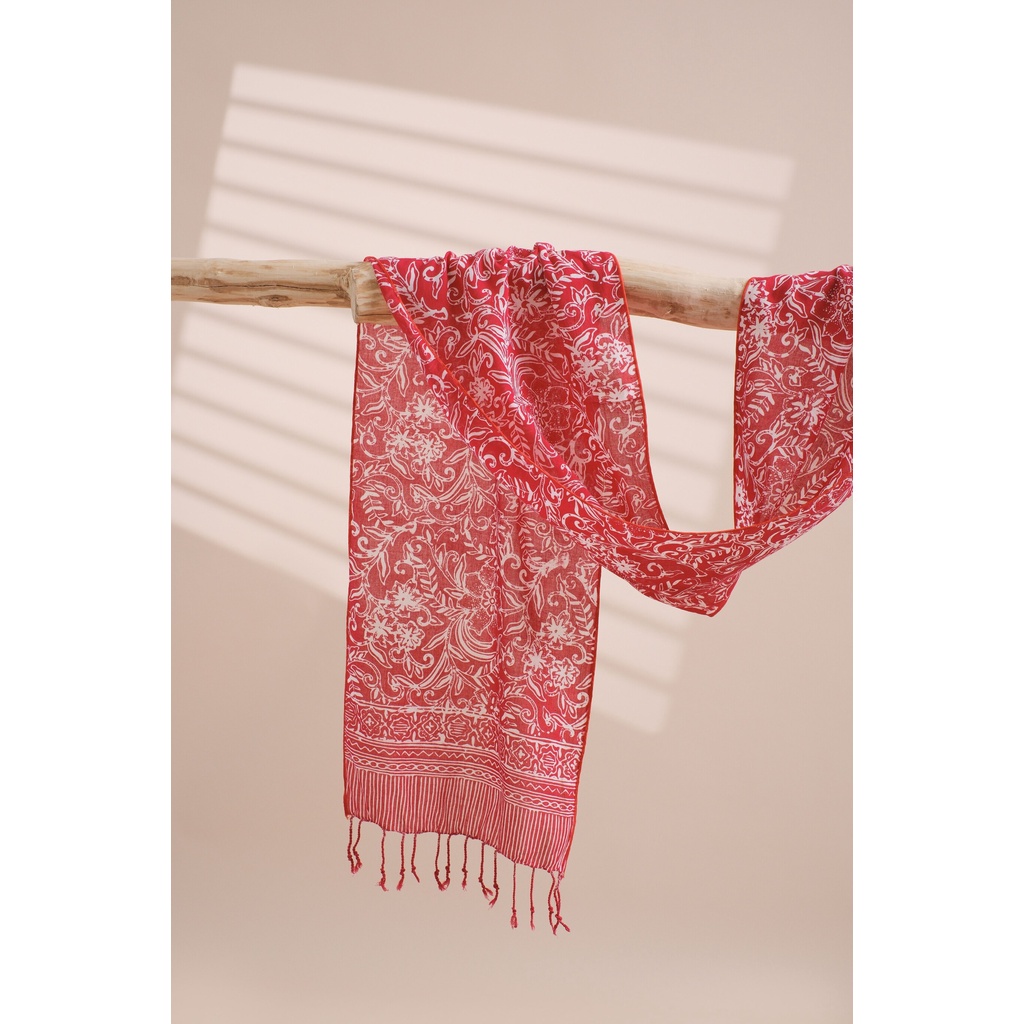 RATU - Scarf Batik D20 Red