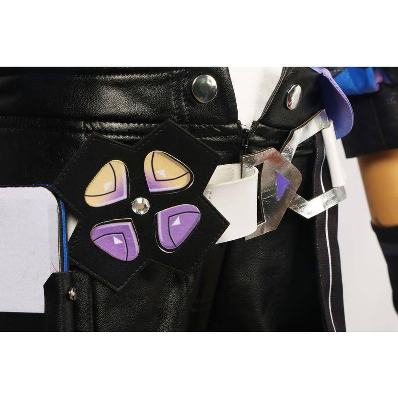 WetroseHonkai Star Rail Silver Wolf Cosplay Costume Set Kostum Wanita Hacker Set Pasti Ori