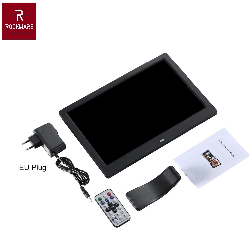 AKN88 - ROCKWARE RW-SJD1203 - 12 inch Digital Photo Frame - Frame Foto Digital
