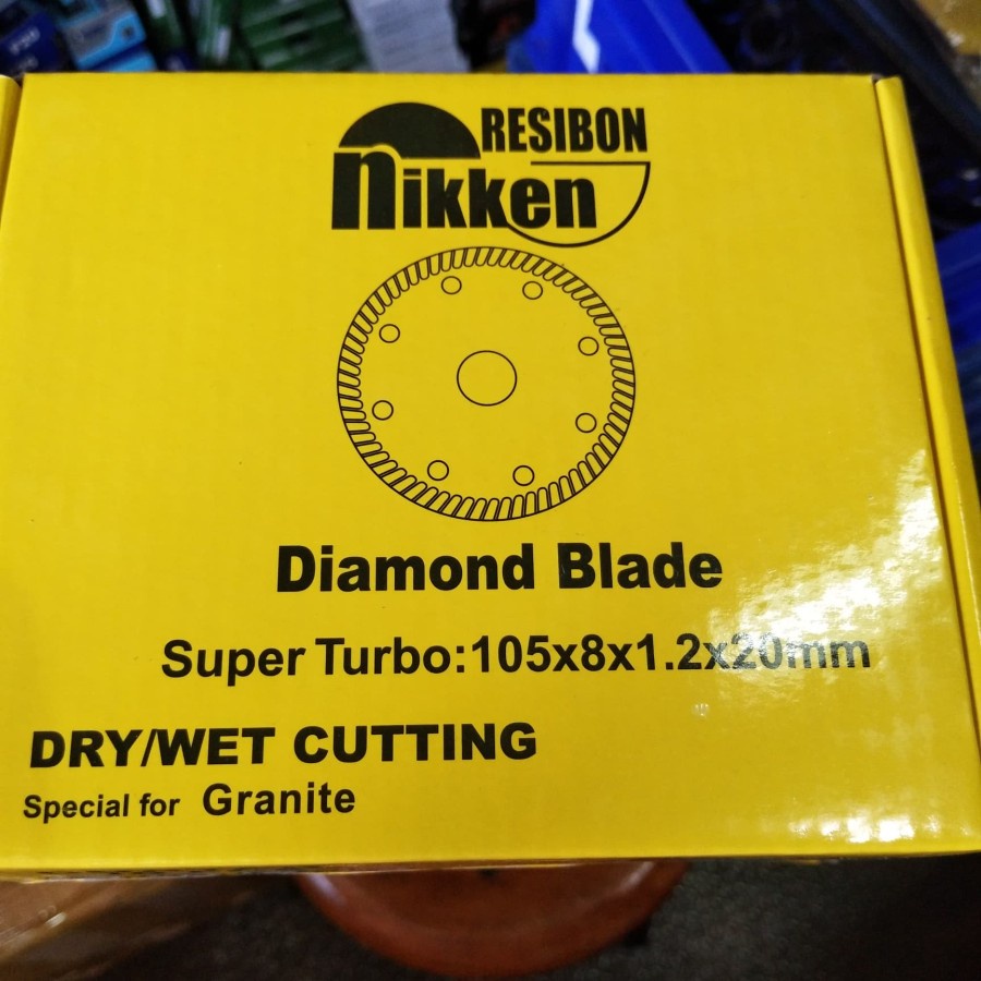 Diamond Wheel TURBO NIKKEN RESIBON 4inch - Pisau Potong Keramik Granit