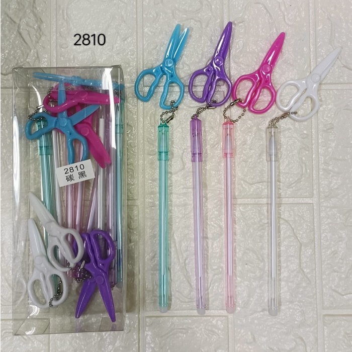

pen gel gantungan gunting isi 12 GLY79