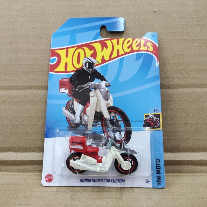 Hotwheels Honda Super Cub Custom Merah - Lot J 2023