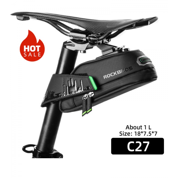 B13 ROCKBROS C27 Bike Saddle Bag - Tas Sadel Sepeda Lipat SMALL Size