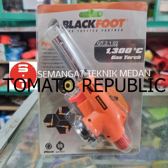 Murah PORTABLE GAS BLOW TORCH FLAME GUN ALAT BAKAR LAS ANTI FLARE BLACKFOOT IKV782