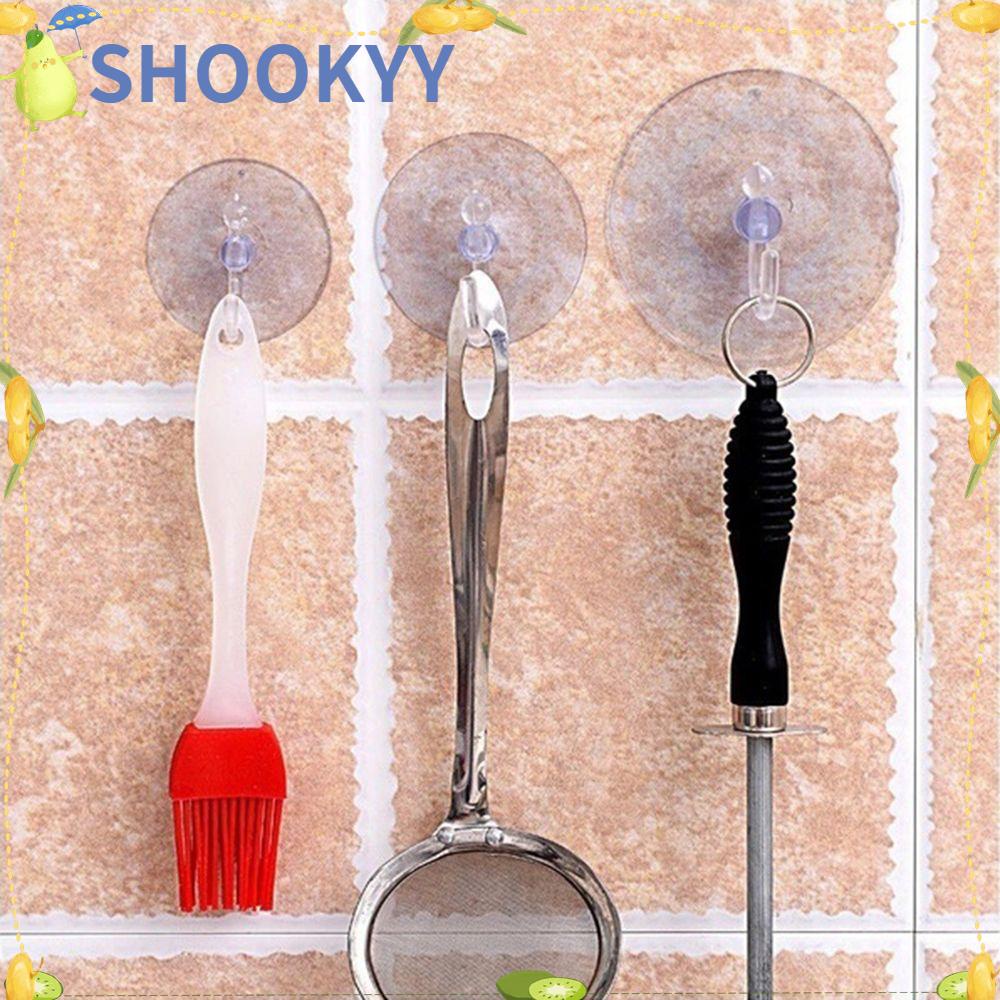 10pcs Rel Penyimpanan Suction Cup Bathroom Suckers