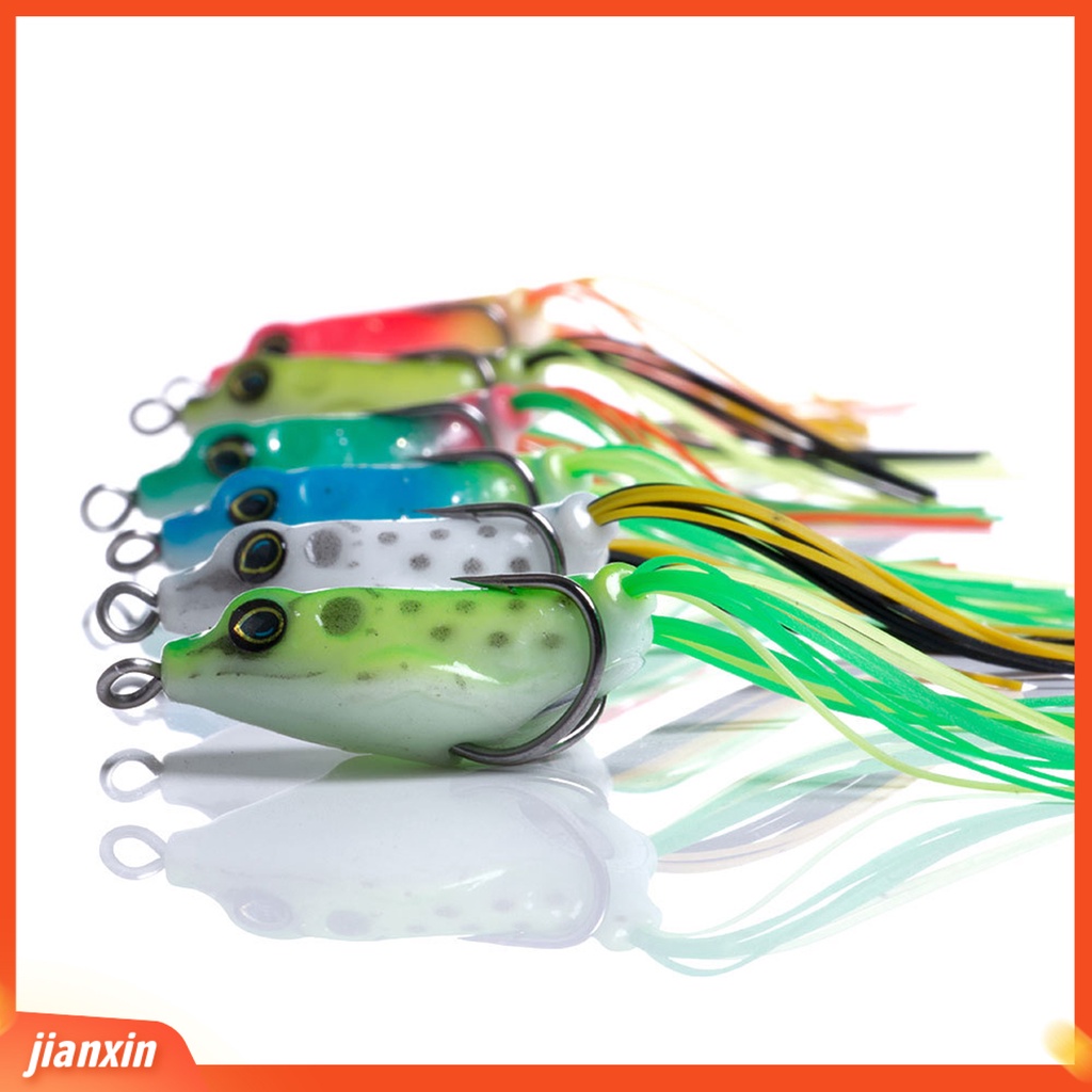 (In Stock) 4.8g 4 cm Buatan Mini Katak Lembut Umpan Imitasi Umpan Palsu Dengan Hook Fishing Tackle