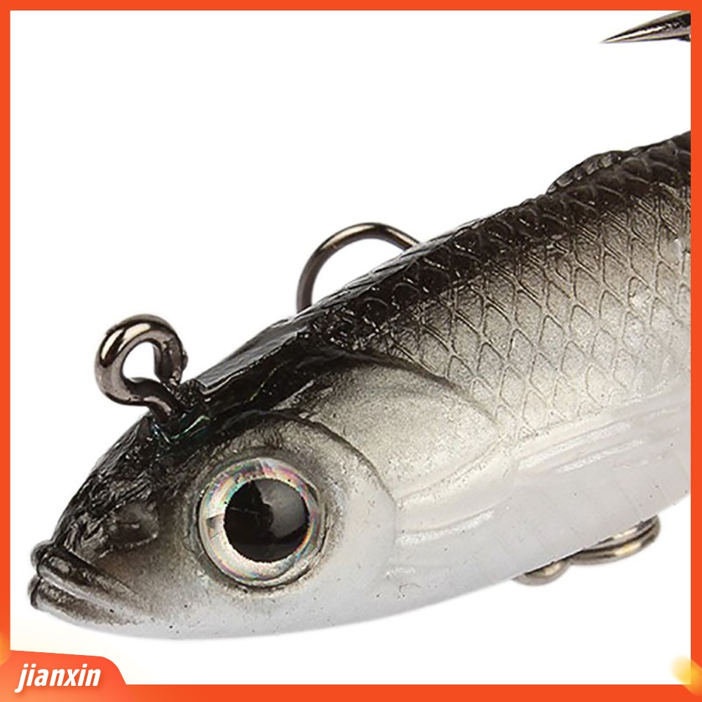 (In Stock) 1Pc Umpan Pancing 8cm Mirip Hidup Tackle Crankbait Kait Tajam Alat Ikan Kecil