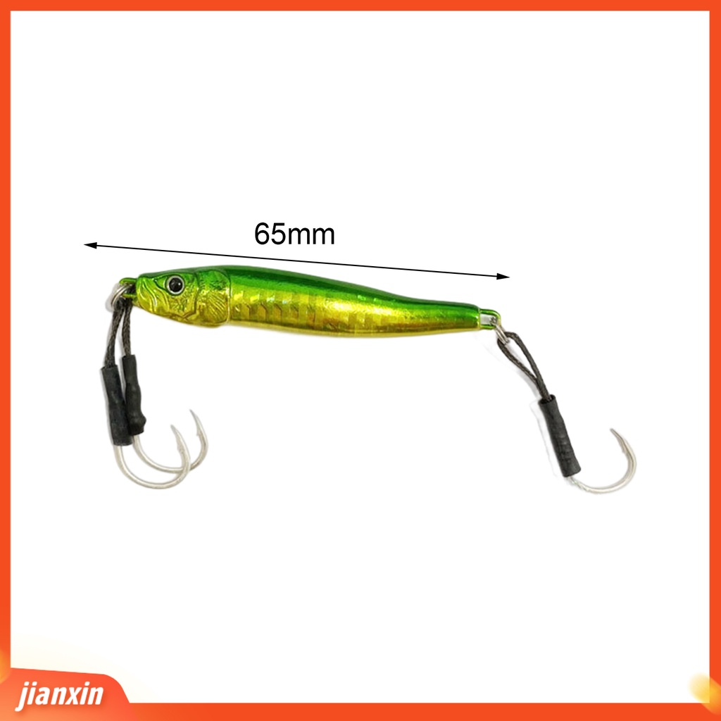 (In Stock) 40g /65mm Umpan Pancing Berbentuk S Simulasi Kait Ganda Lapisan Reflektif 3D Fisheyes Pengecoran Panjang Buatan Jigging Umpan Peralatan Memancing