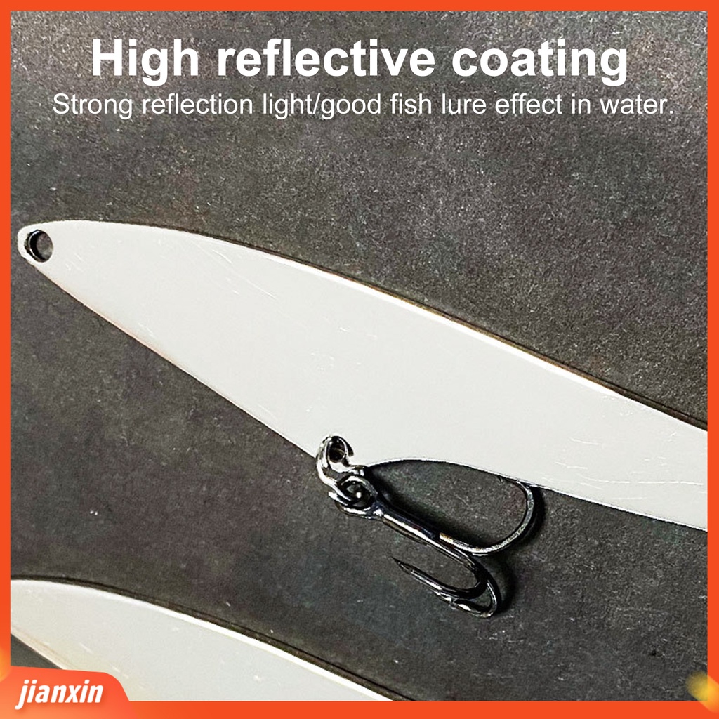 (In Stock) 11g 15g 18g Berguna Memikat Payet Rumbai Desain Kait Duri Warna Emas/ Warna Silver Tahan Lama Memancing Umpan Palsu Untuk Memancing