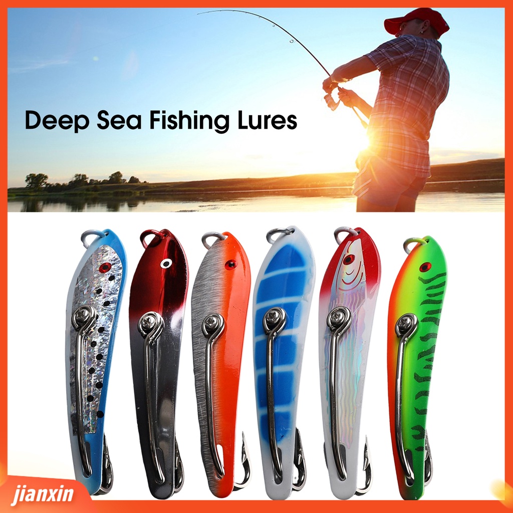 (In Stock) 12.5cm /35g Reusable Fishing Lure Sharp Hook Tekstur Unik Efisiensi Tinggi Umpan Buatan Fishing Tackle