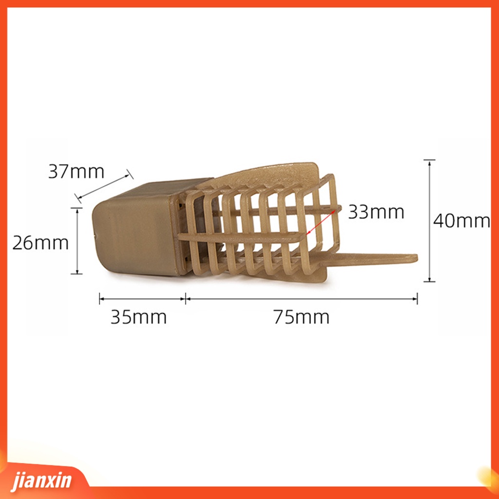 (In Stock) ABS Pengumpan Memancing Tahan Aus Portabel Berat Adjustable Memancing Umpan Kandang Untuk Angling