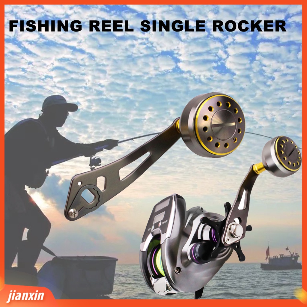 (In Stock) Reel Pancing Metal Handle Ball Knob Rocker Arm Grip Aksesoris Pengganti