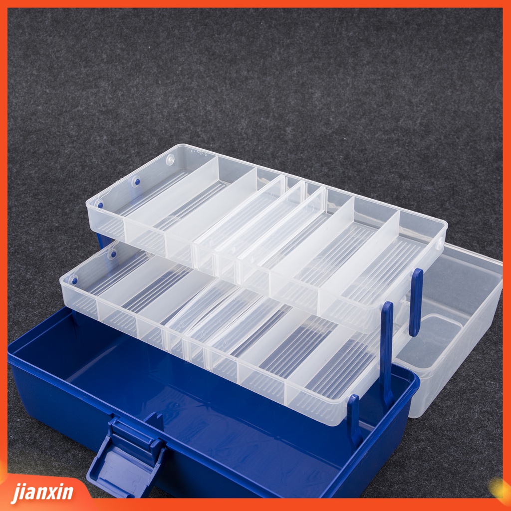 (In Stock) Kotak Penyimpanan Umpan Umpan Umpan Pancing 3per4lapis Portabel Fishhook Fishline Pelindung Case