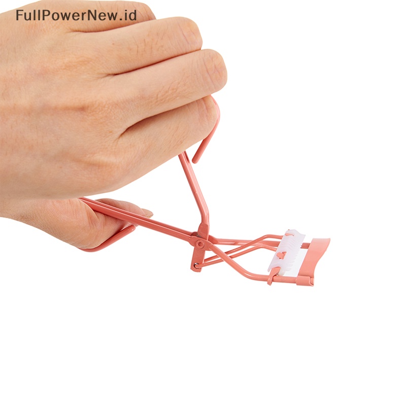 Power 1Pcs Penjepit Bulu Mata Dengan Sisir Built-in Penjepit Bulu Mata Alat Kecantikan Mata ID