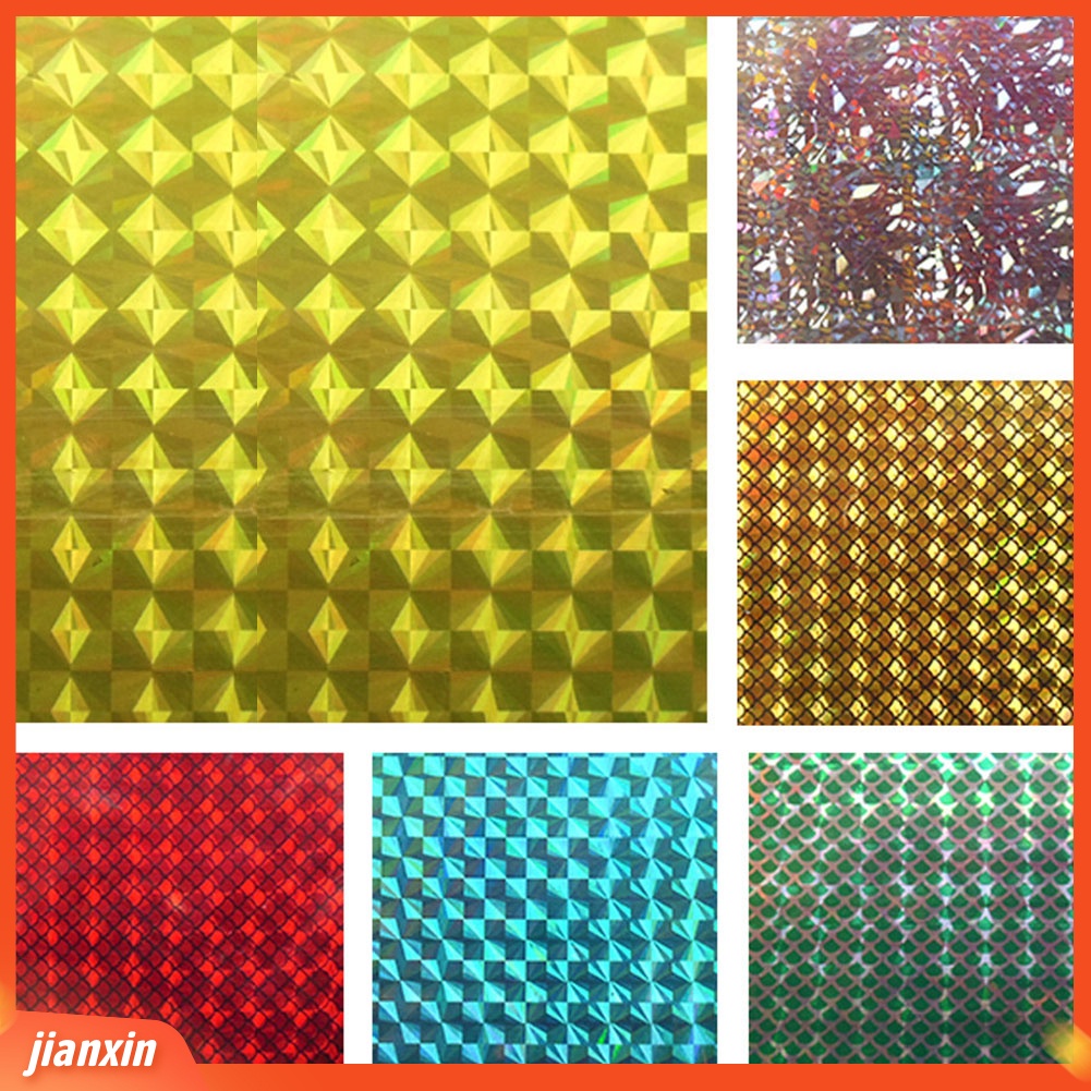 (In Stock) 2Pcs Film Perekat Hologram Flash Fishing Lure Sticker Tape Ikan Aksesoris