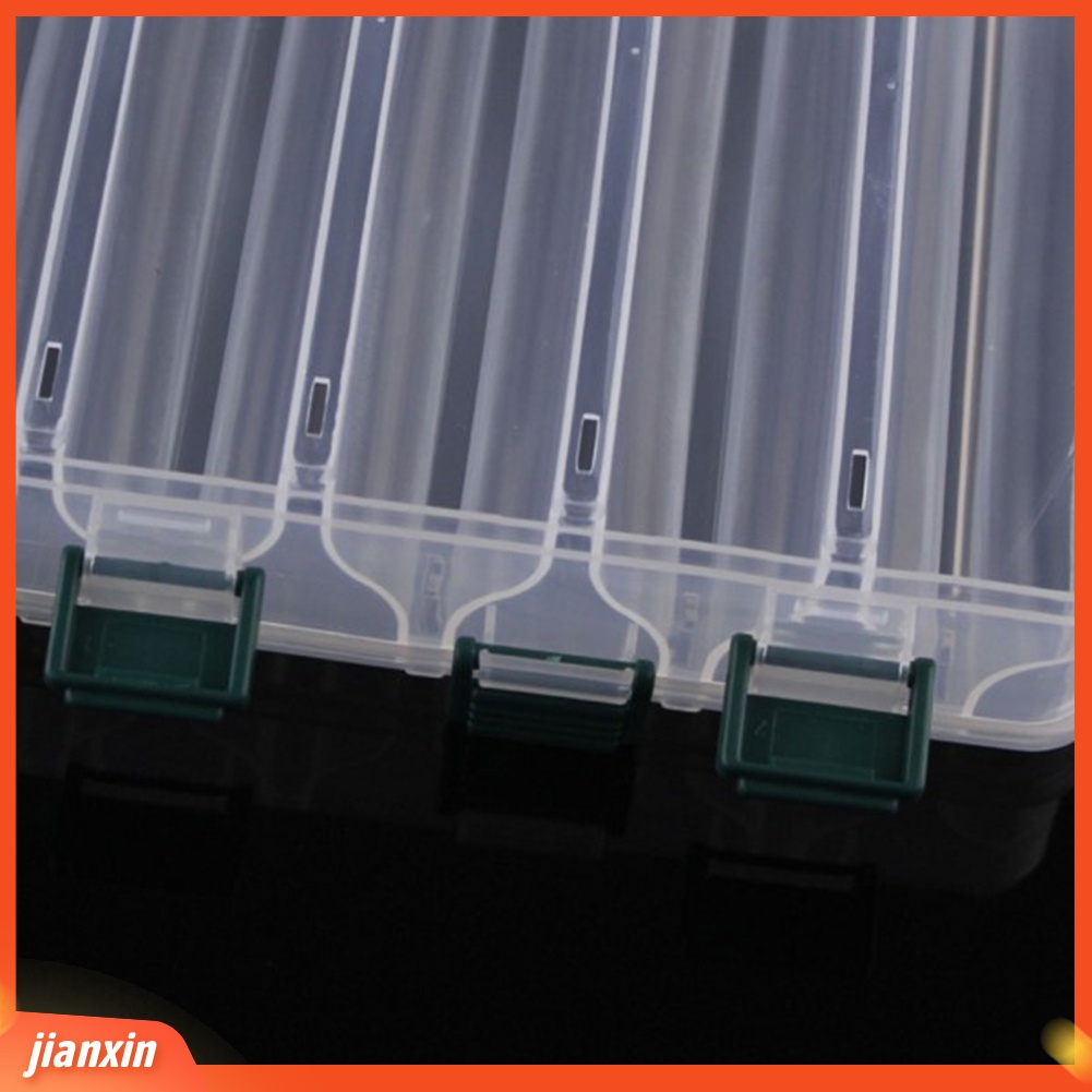 (In Stock) Double Layers Fish Lure Bait Hook Tackle Box Tempat Penyimpanan Alat Pancing Wadah