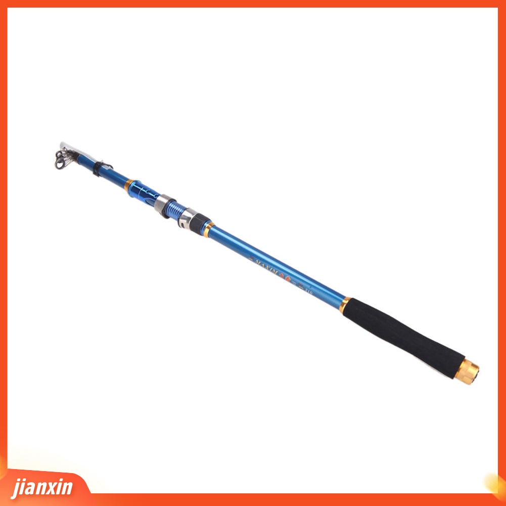 (In Stock) 2.1m Telescopic Portable Carbon Fiber Tahan Lama Outdoor Boat Sea Fishing Rod