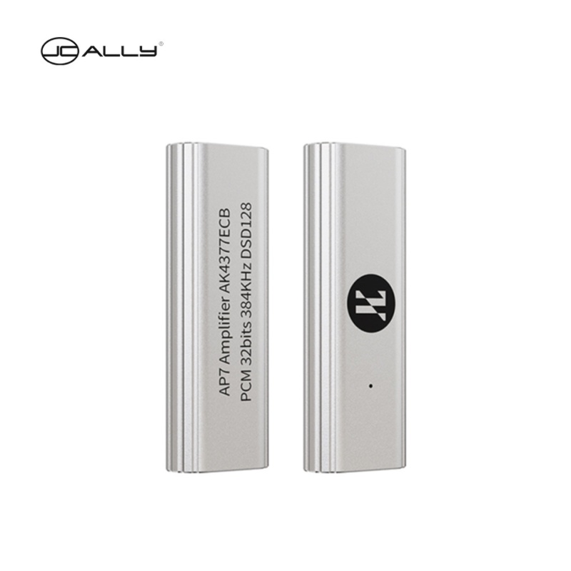 Jcally AP7 Portable DAC Amplifier Dengan AK4377ECB Phones AMP Mendukung PCM 32bit/384kHz DSD128 Tipe C Ke Amplifier Headphone 3.5mm