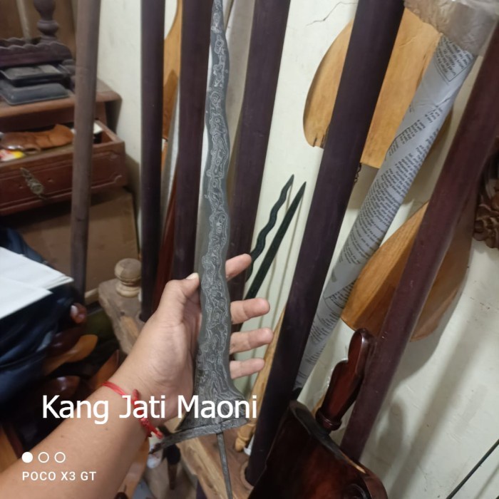 keris carubuk sepuh udan mas tangguh mataram KJM1122