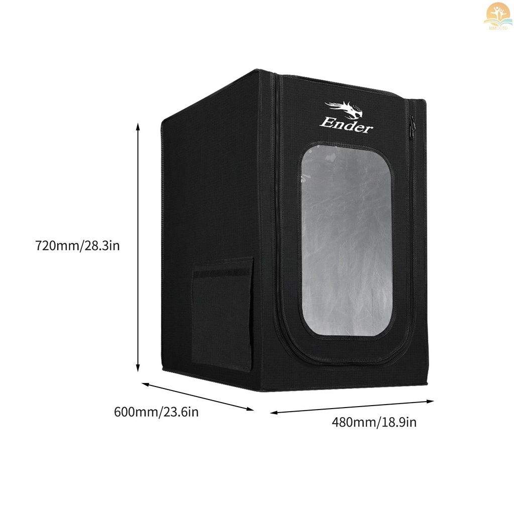 In Stock Creality 3D Printer Enclosure Tahan Api Waterproof Printer Cover Untuk Suhu Konstan Pemanas Kotak Dilepas Pemanas Tenda Untuk Ender-3/Ender-3S Ender-3pro/Ender-3 V2/