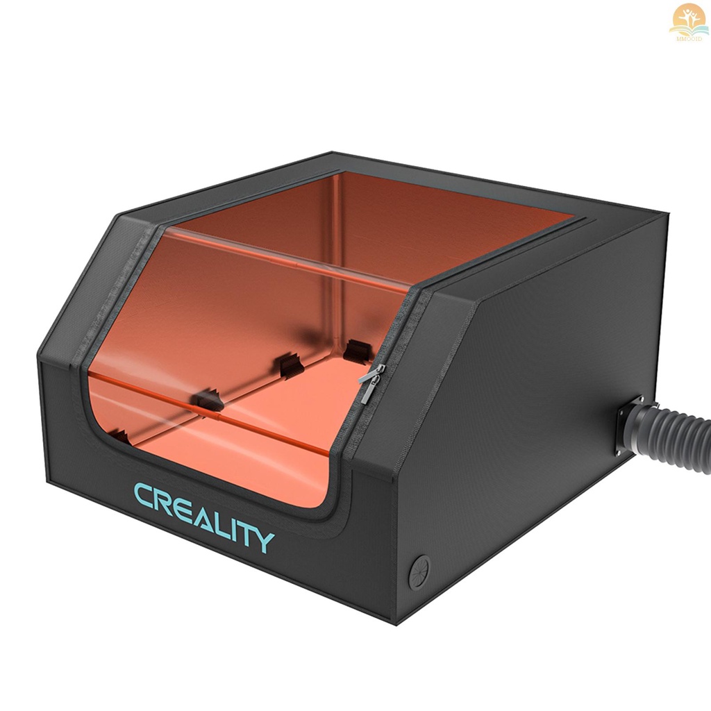 In Stock Creality Cover Pelindung Kandang Laser Engraver Dengan Lubang Angin Pelindung Mata Tahan Api Tahan Debu Peredam Kebisingan Kandang Laser Cutting Pemasangan Mudah Untuk Creality Falc