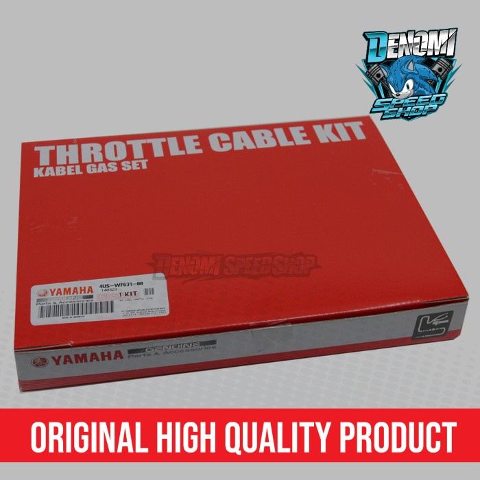 Kabel Throttle Gas Set Kabel Pompa Oli Samping Yamaha F1ZR FIZR F1Z FIZ R Original YGP 4US-WF631-00