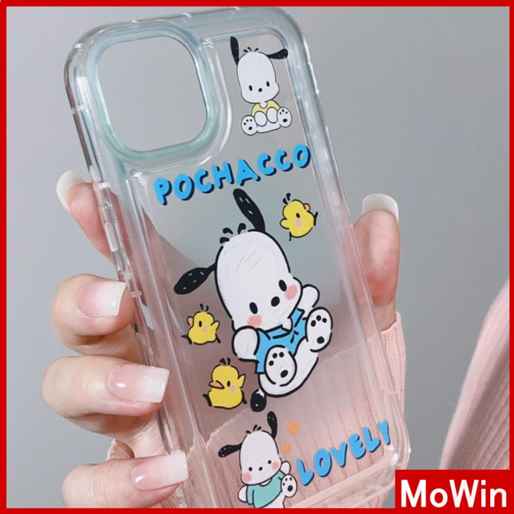 Case iPhone 14 Pro max iPhone Bingkai Foto Kantong Udara Ponsel Case TPU Lembut Transparan Shockproof Perlindungan Lucu Kartun Anjing Kompatibel dengan iPhone 13 Pro max 12 Pro Max 11 xr xs max 7 8
