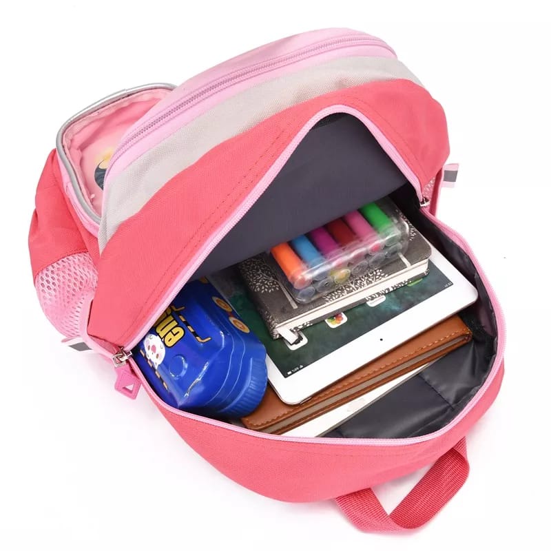 LittleAaron TAS TWO POCKET Bag Ransel Anak Karakter Import Berkualitas Real Pict