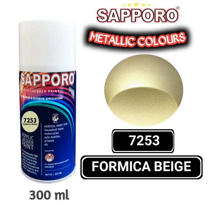

7253 FORMICA BEIGE SAPPORO STANDAR 300ml Cat Semprot Pylok Pilok Pylox