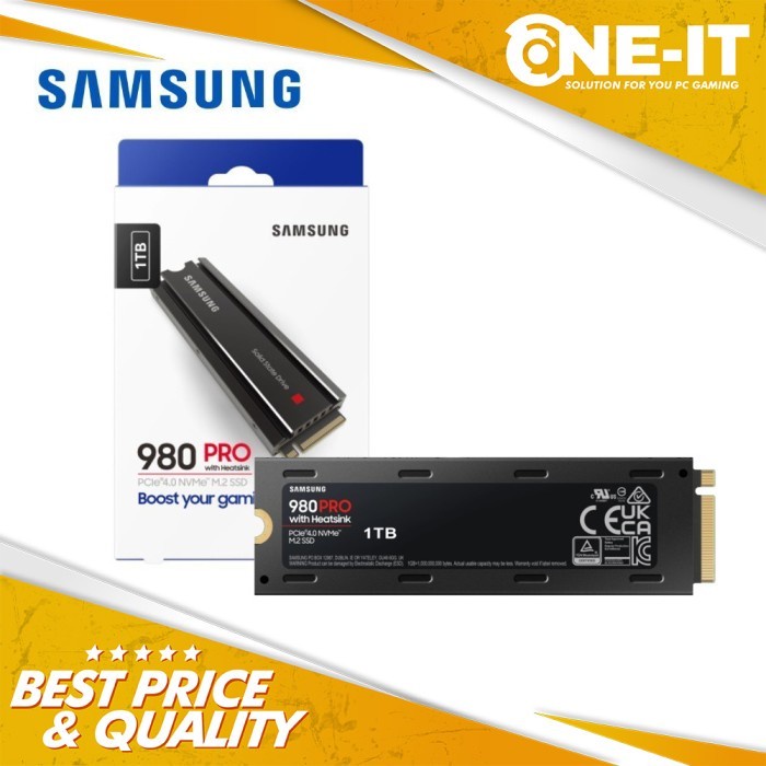 SSD Samsung 980 Pro 2TB with HS Heatsink PCIE 4.0 M.2 NVMe Gen4
