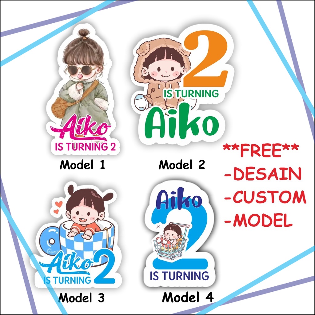 

( 20 PCS ) Stiker Bento Ulang Tahun THEME GIRL Stiker Ulang Tahun Stiker Ulang Tahun Stiker Ultah Label_Jaya