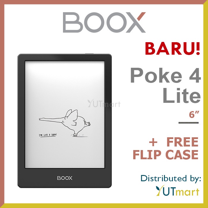 ONYX BOOX Poke 4 Lite 6 inch Quad Core Processor Android 11 E Ink Reader