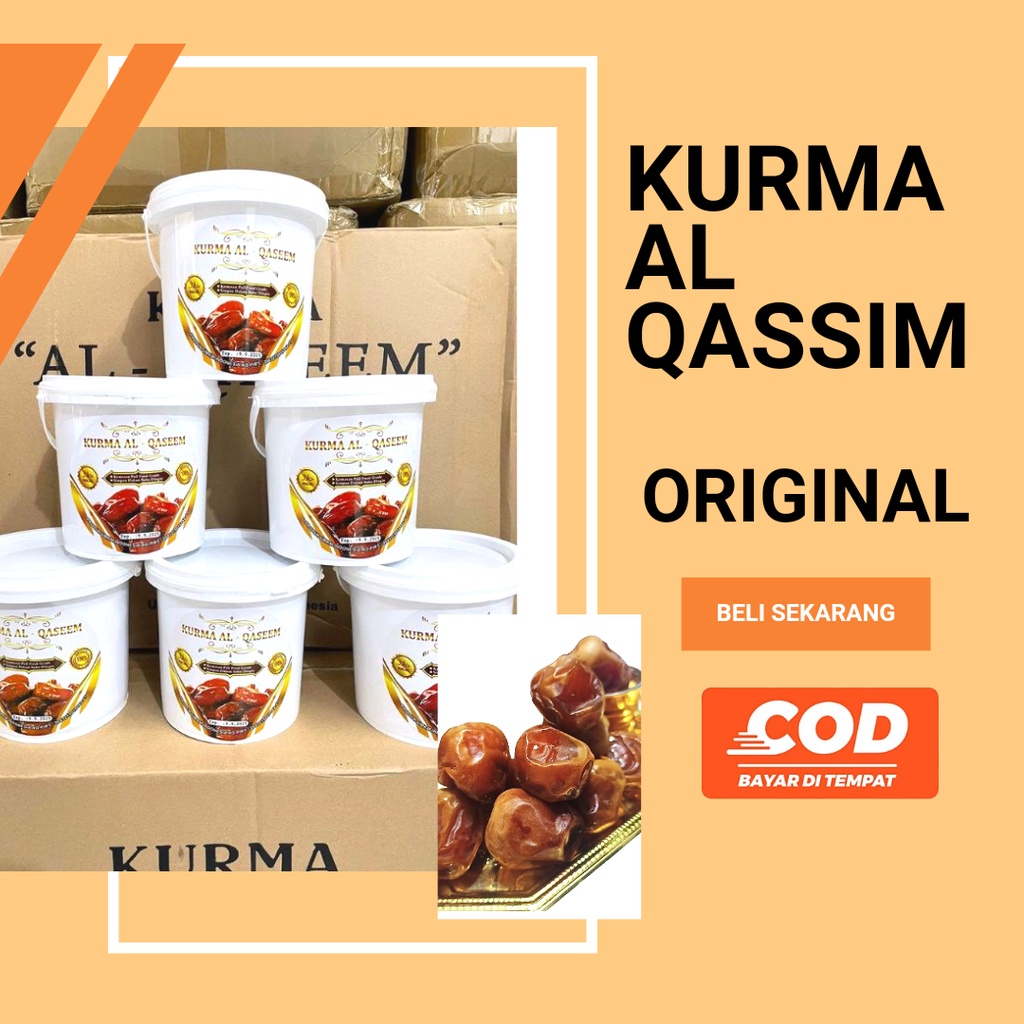 

KURMA AL-QASSIM / KURMA AL-QASSIM EMBER / KURMA MAKANAN PARA RAJA / KURMA AL-QASSIM ORIGINAL (FREE PACKING BUBBLE DAN DUS) ( KODE A)