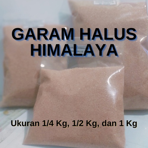 

Garam Halus Himalaya Premium 1/2Kg / Himalayan Salt Premium 500gram