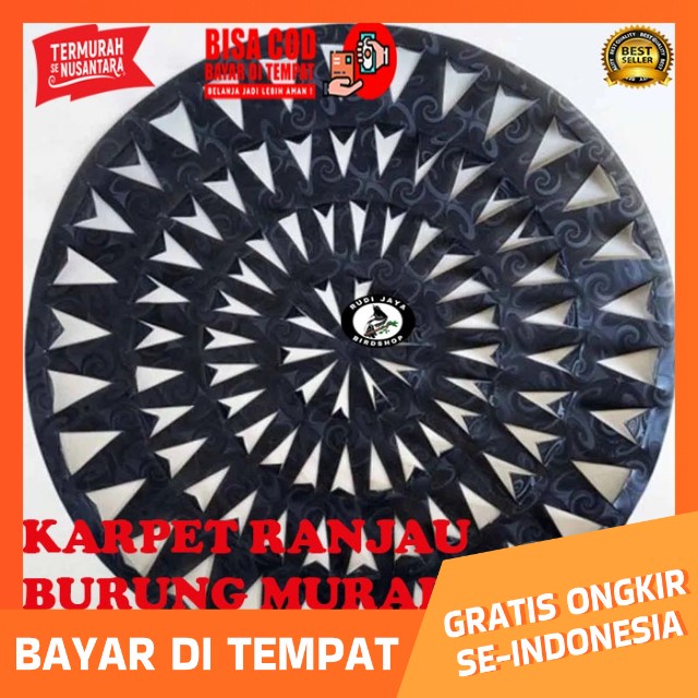KARPET RANJAU BURUNG MURAI LOVEBIRD ALAS LANTAI DASAR SANGKAR KANDANG BURUNG MURAI UNTUK JEBAKAN JAL