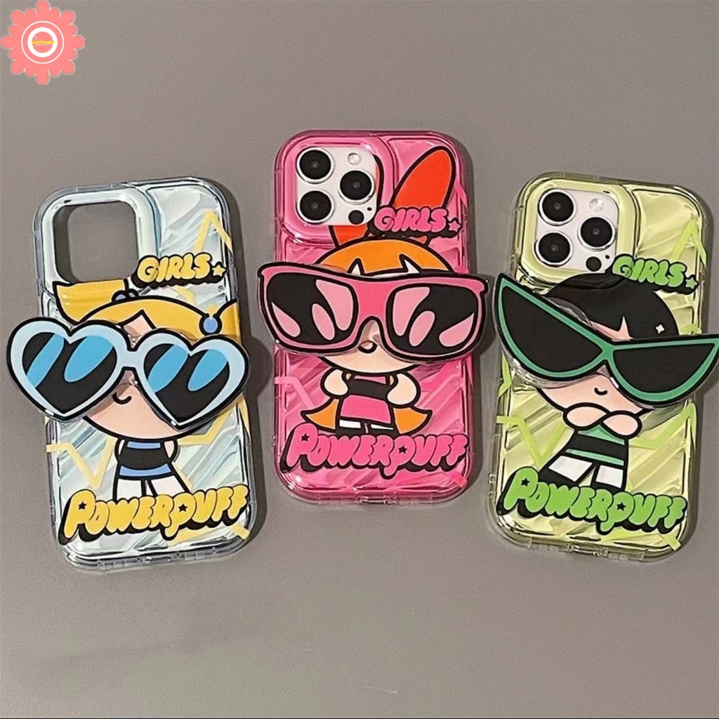 Kreatif Lucu Kacamata Kartun Gadis Super Ponsel Bracket Fashion Kupu-Kupu Lucu Crayon Shin-chan Hello Kitty Manyo Kucing Anjing Universal Scalable Phone Stand Holder