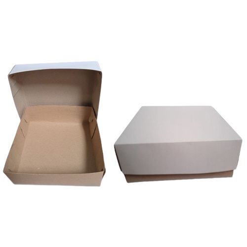 Kotak Nasi Makan Putih 20 x 20 isi 100 pcs