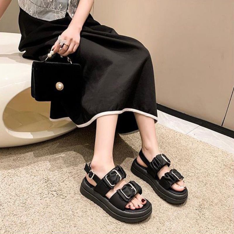 Sandal Wanita Import Tali Belakang 518