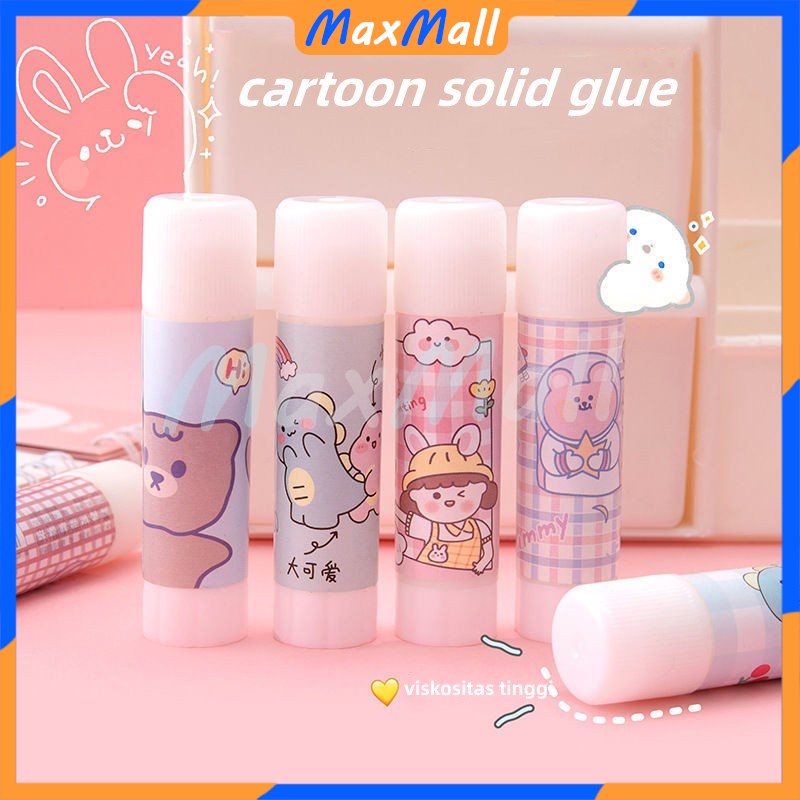 

Glue Stick Lem Batang Motif Kartun Lem kertas Stick Lem Putar Katakter