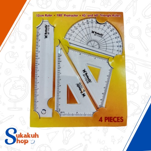 

Penggaris 4 Set Butterfly