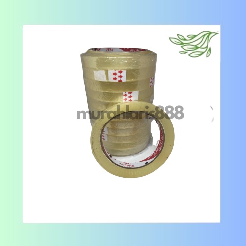 

Isolasi Bening 1/2 Inch HG TAPE / Selotip Kecil [12 MM x 72 YARD] BEST SELLER