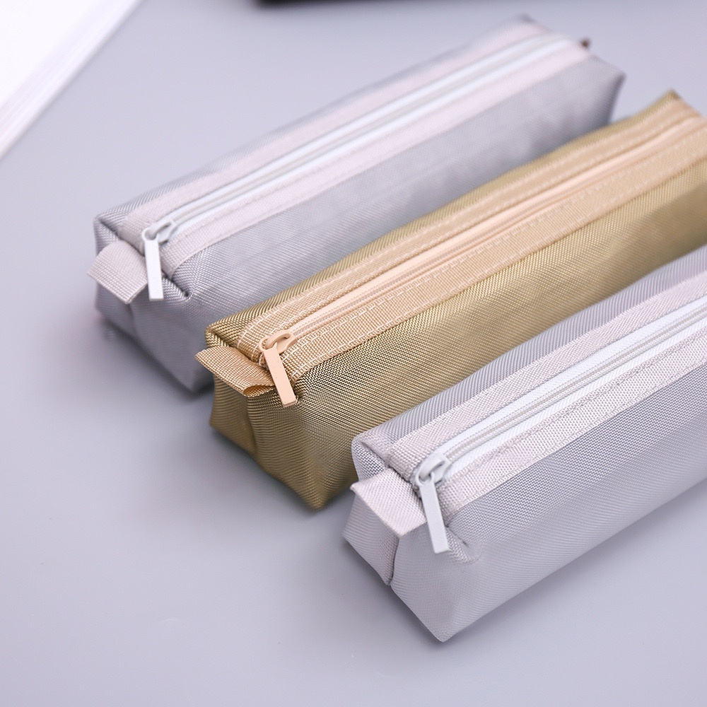 

Tempat Pensil Transparan / Kotak Pensil Import / Kotak Pensil Alat Tulis Resleting 3