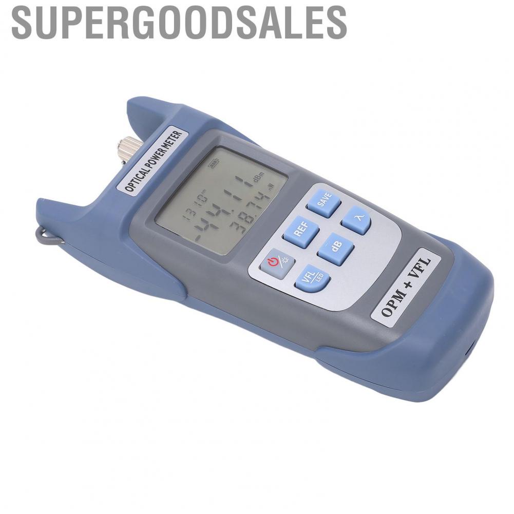 Supergoodsales Wattmeter Optical Power Meter Fast Accurate Low  Consumption Fiber Testing Tool 20MW 20KM ‑50 to +26dbm