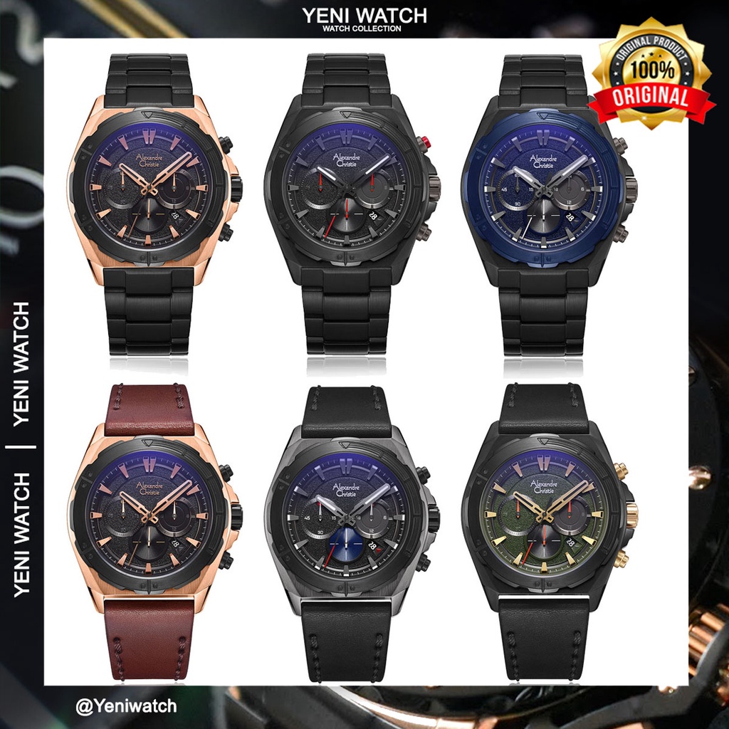 Alexandre Christie Ac 6664 / ac6664 Jam Tangan Pria Original Garansi Resmi 1 Tahun