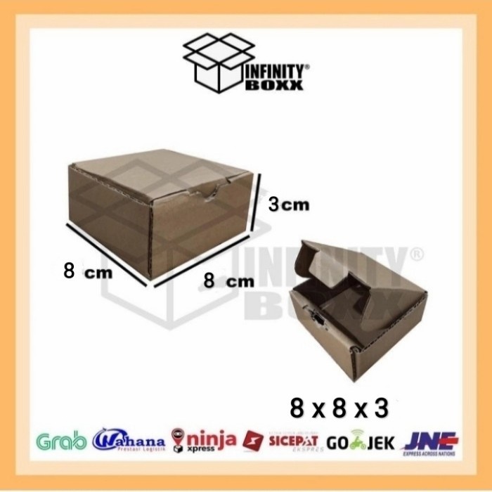 

kotak kardus pizza box die cut ukuran 8x8x3