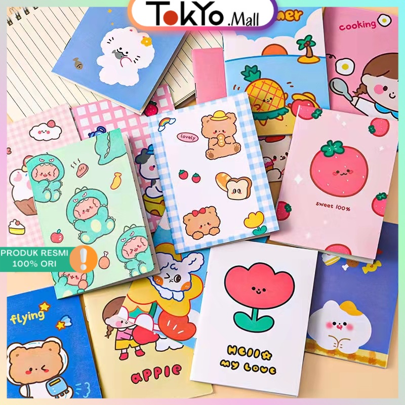 

BUKU CATATAN MINI KARTUN / BUKU MEMO KECIL / MINI NOTEBOOK / BUKU SAKU CATATAN KECIL