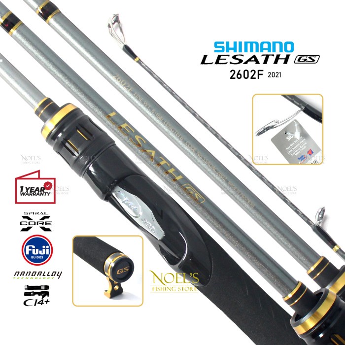 ORIGINAL - Joran Shimano LESATH GS 2602 | Fuji CI4+ Galatama 2021 Original