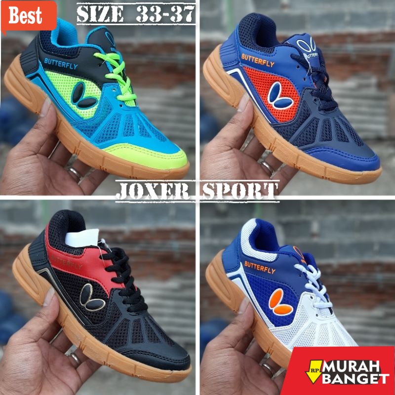 Sepatu bulu tangkis terbaru- Sepatu Badminton Anak anak Sepatu Tenis meja anak Sepatu Olahraga anak 